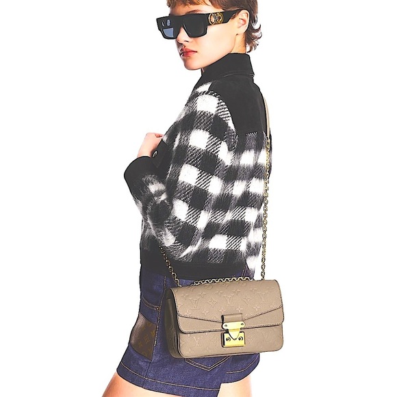 Marceau✨Louis Vuitton flap bag chain bag turtle dove Empreinte bag LV crossbody - Picture 11 of 13